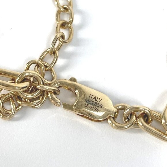 LOUIS VUITTON M62858 Lock Me Padlock Necklace Accessory Chain Long Necklace - Picture 10 of 14
